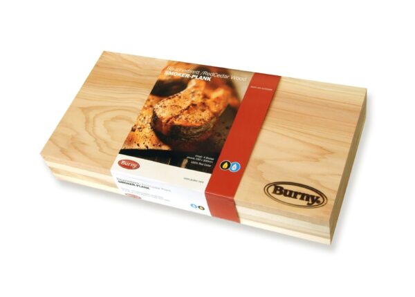 Burny – 4 x Räucherbrett aus Zedernholz 5500