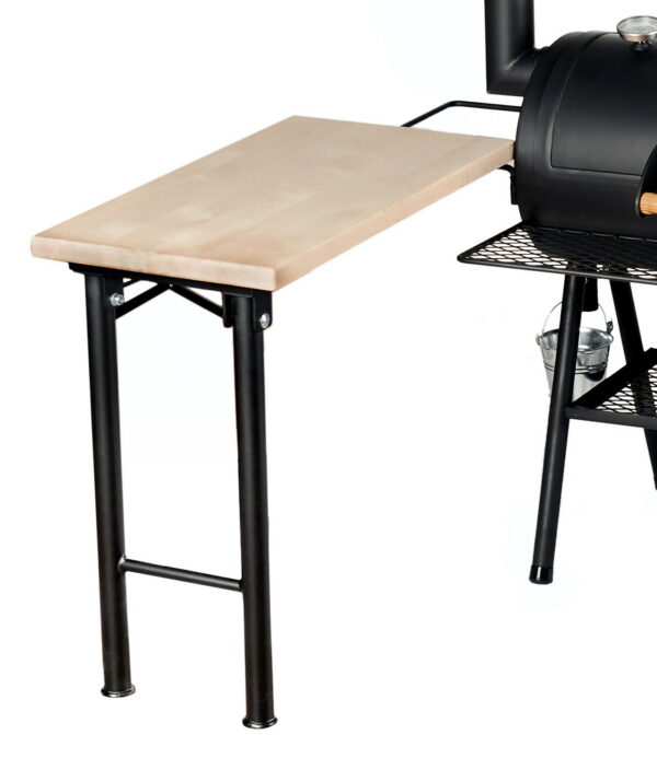 Joe´s Barbeque Smoker – Seitentisch mit massiver Holzplatte für Tradition, Classic, Joe´s Special