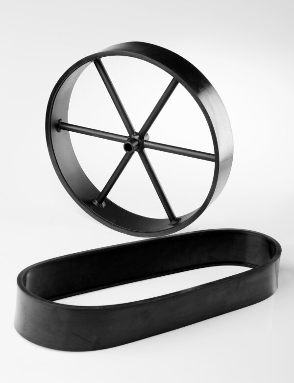 Joe´s Barbeque Smoker - Gummilauffläche für Räder 16 Zoll + 7cm (Paar)